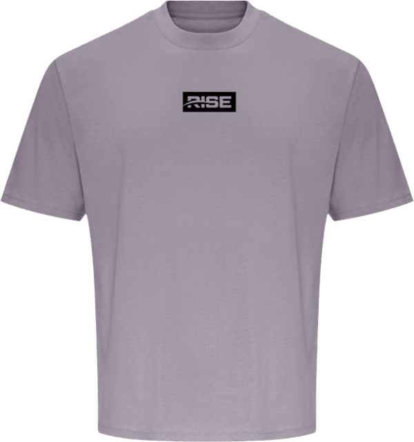 SEASON 2 LOGO ON LAVENDER OVERSIZE TEE