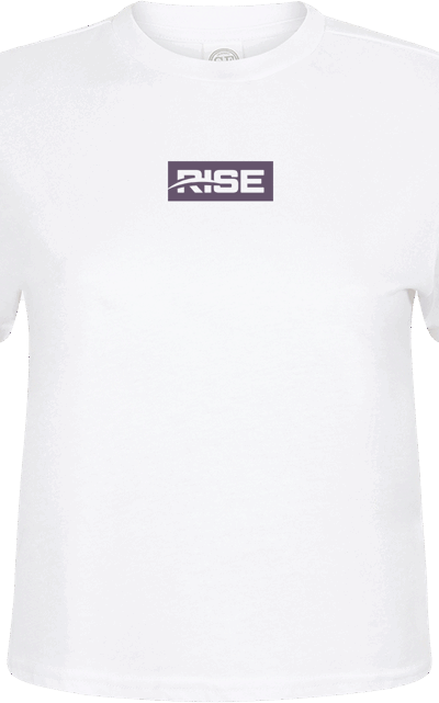 SEASON 2 LOGO ON WHITE CROPPED TEE
