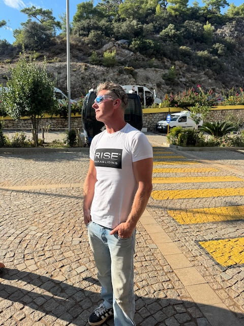 OG box logo on White slim fit tee